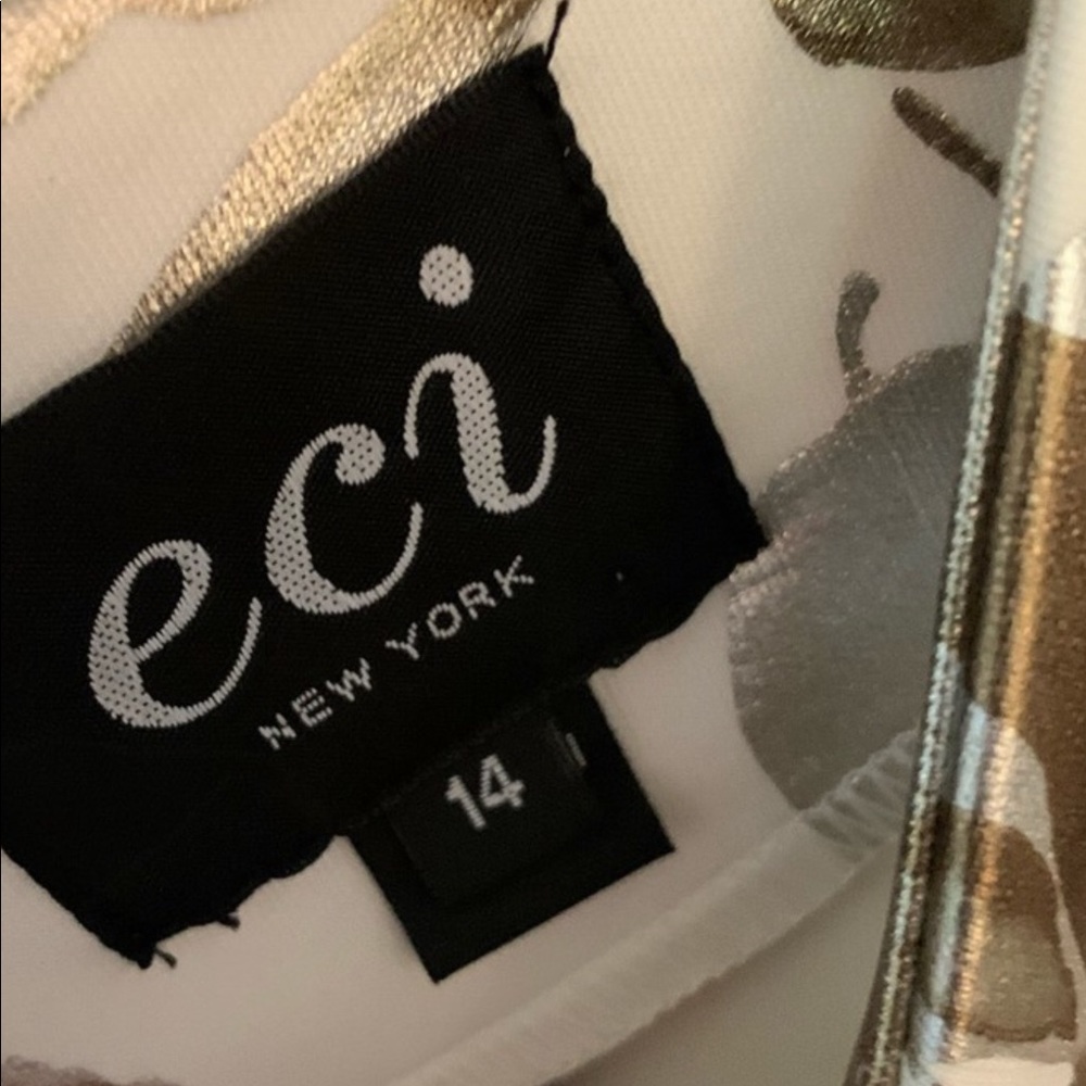 Beautiful Eci cocktail dress size 14 worn once - Picture 4 of 4